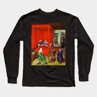 the birth of john the baptist 1422 - Jan van Eyck Long Sleeve T-Shirt